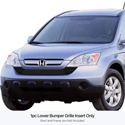 APS - APS Stainless Billet Bumper Grille Black 07-09 Honda CR-V GR08FFE91J