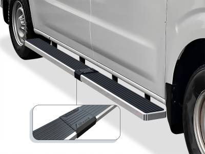 APS - APS IB14FDJ7A IStep 6" Running Boards Brushed for 12-21 Nissan NV Van