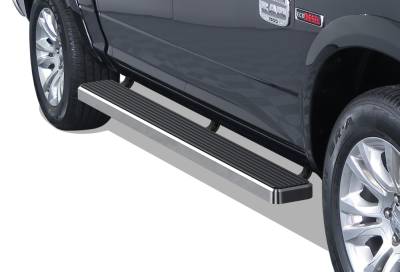 APS - APS IStep 6" Running Boards Brushed for 09-18 RAM 1500/HD Crew IB04FBJ8A
