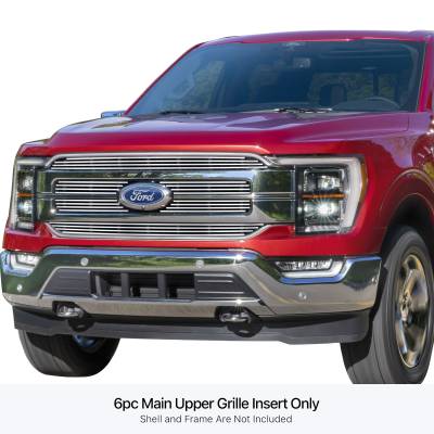 APS - APS Stainless Billet Grille Polish 21-23 Ford F150 Lariat GR06FEJ78S