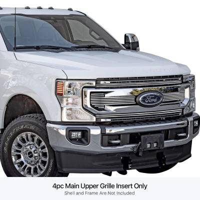 APS - APS Stainless Billet Grille Polish 20-21 Ford Super Duty XL/XLT GR06FEJ79S