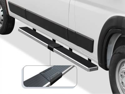 APS - APS IStep 6" Running Boards Brushed for 14-25 RAM Promaster LWB IB04FDJ1A