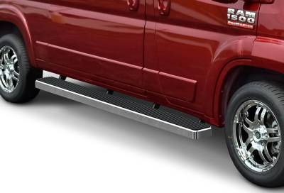 APS - APS IStep 6" Running Boards Brushed for 14-25 RAM Promaster SWB IB04FDJ2A
