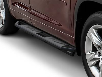 APS - APS Truck Armor Running Boards Black for 08-13 Toyota Highlander IA20SBB9B