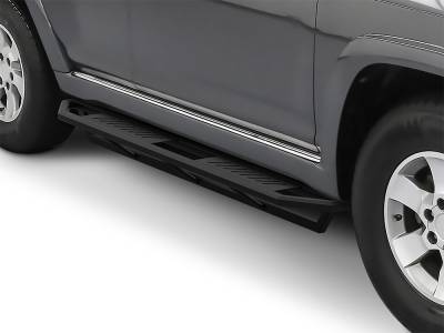 APS - APS Truck Armor Running Boards Black for 10-24 Toyota 4Runner IA20SBC0B
