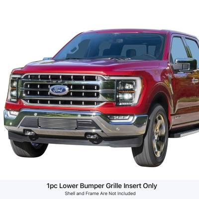 APS - APS Stainless Billet Bumper Grille Polish 21-23 Ford F150 GR06FFB34S