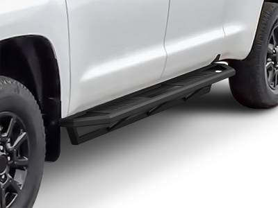 APS - APS Truck Armor Running Boards Black for 07-21 Tundra Double IA20SJI7B