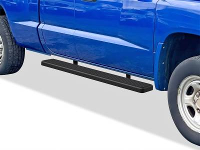 APS - APS IStep 6" Running Boards Black for 05-11 Dodge Dakota Club IB04FJF4B