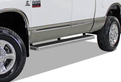 APS - APS IStep 6" Running Boards Brushed for 02-08 RAM 1500/HD Quad IB04FJJ2A