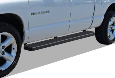 APS - APS IStep 6" Running Boards Black for 02-08 RAM 1500/HD Quad IB04FJJ2B