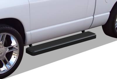 APS - APS IStep 6" Running Boards Black for 02-08 RAM 1500/HD Reg IB04FJJ6B