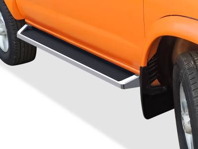 APS - APS IRunning Running Boards Polish for 99-04 Nissan Frontier Crew IB14RBB5A