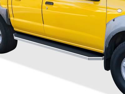 APS - APS H-Series Running Boards Polish for 99-04 Nissan Frontier Crew IB14RBB5Y