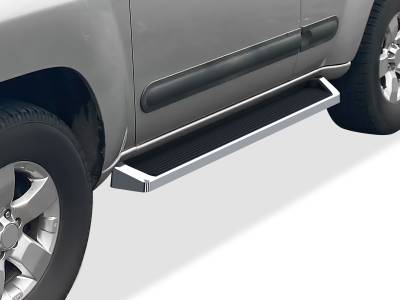 APS - APS IRunning Running Boards Polish for 05-15 Nissan Xterra IB14RBB8A