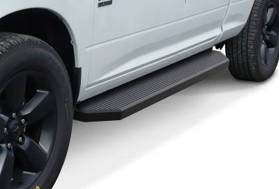 APS - APS H-Series Running Boards Black for 09-18 RAM 1500/09-25 HD Quad IB04RAG9H