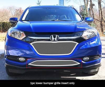APS - APS Wire Mesh Bumper Grille Polish 16-18 Honda HR-V GR08GFC15T