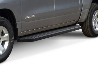 APS - APS H-Series Running Boards Black for 19-25 RAM 1500 Crew IB04RBE8H