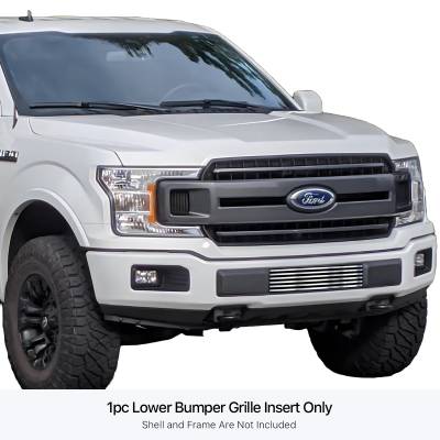 APS - APS Stainless Billet Bumper Grille Polish 18-20 Ford F150 GR06FFD01S