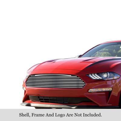 APS - APS Stainless Billet Grille Polish 18-22 Mustang EcoBoost GR06FFD06S