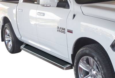 APS - APS IRunning Running Boards Polish for 09-18 RAM 1500/HD Crew IB04RBJ8A