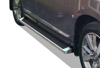APS - APS IRunning Running Boards Polish for 05-12 Nissan Pathfinder IB14RIE2A