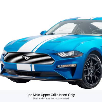 APS - APS Stainless Billet Grille Polish 18-22 Mustang EcoBoost GR06FFD47S