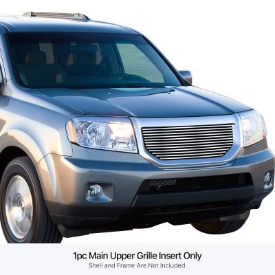 APS - APS Stainless Billet Grille Polish 09-11 Honda Pilot GR08HFE97S
