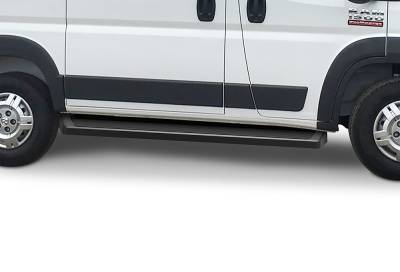 APS - APS IRunning Running Boards Black for 14-25 RAM Promaster SWB IB04RDJ2B