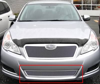 APS - APS Wire Mesh Bumper Grille Polish for 10-12 Subaru Legacy GR09GFH06T