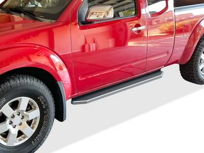 APS - APS IB14RJI4Y H-Series Running Boards Polish for 05-25 Nissan Frontier King