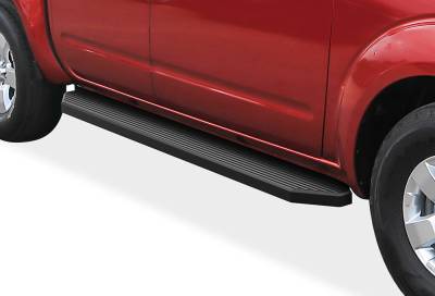 APS - APS IB14RJI5H H-Series Running Boards Black for 05-25 Nissan Frontier Crew