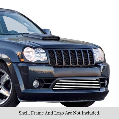 APS - APS Stainless Billet Bumper Grille Polish for Grand Cherokee SRT8 GR10FFF05S
