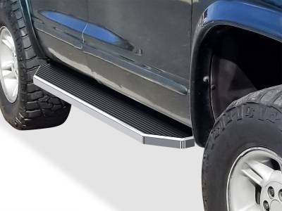APS - APS H-Series Running Boards Polish for 99-00 Dakota Quad IB04RIA1Y