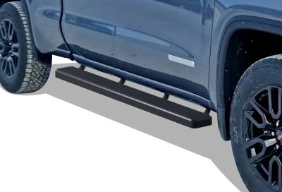 APS - APS IStep 6" Running Boards Black 19-25 Silverado/Sierra Crew IB03FAG1B