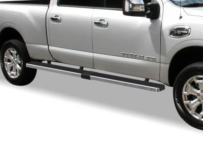 APS - APS IStep W2W 5" Running Boards Brushed for 05-25 Frontier Crew IB14WJI5LC