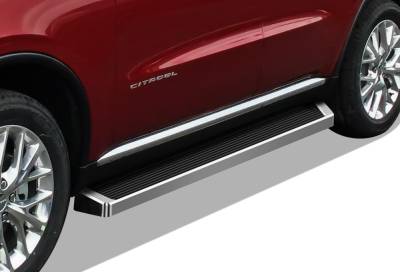 APS - APS IRunning Running Boards Polish for 04-10 Durango/Aspen IB04RIA2A