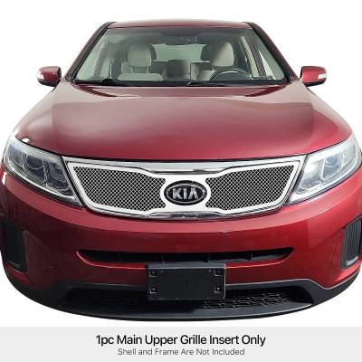 APS - APS Wire Mesh Grille Polish for 14-15 Kia Sorento SX GR11GEI59T