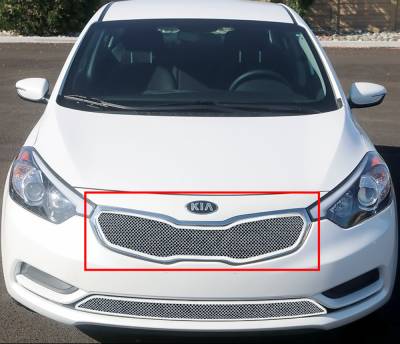 APS - APS Wire Mesh Grille Polish for 14-16 Kia Forte GR11GEI63T