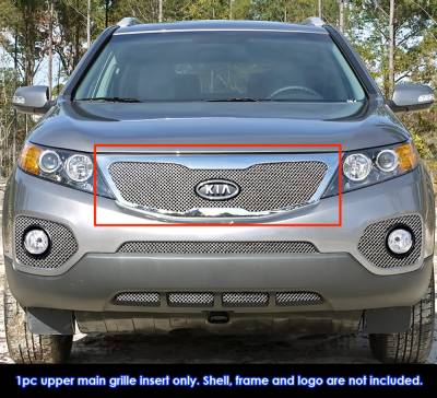 APS - APS Wire Mesh Grille Polish for 11-13 Kia Sorento GR11GFG57Z