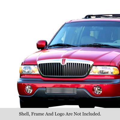 APS - APS Stainless Billet Bumper Grille Polish 98-02 Lincoln Navigator GR12FEJ89S
