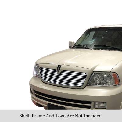 APS - APS Stainless Billet Grille Polish 03-06 Lincoln Navigator GR12FFE44S