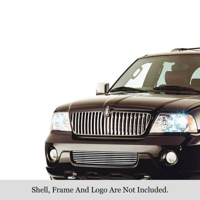 APS - APS Stainless Billet Bumper Grille Polish 03-04 Lincoln Navigator GR12FFE45S