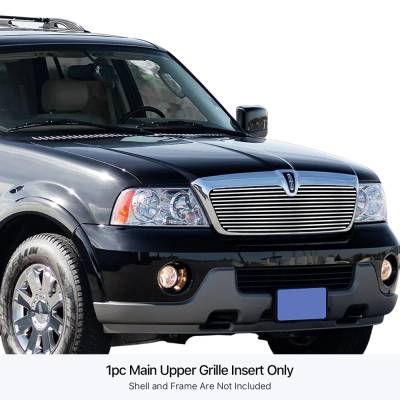 APS - APS Stainless Billet Grille Polish 03-04 Lincoln Navigator GR12HEC76S