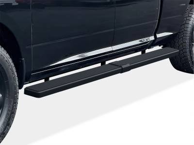 APS - APS IStep W2W 6" Running Boards Black for 09-18 RAM 1500 Quad IB04SAG9LB