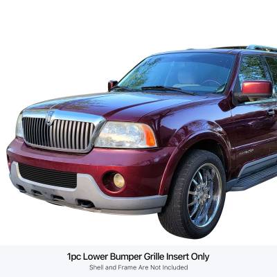 APS - APS Stainless Billet Bumper Grille Black 03-04 Lincoln Navigator GR12HEC89J