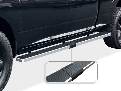 APS - APS IStep W2W 5" Running Boards Brushed for 09-18 RAM 1500 Quad IB04WAG9LA