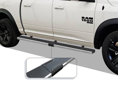 APS - APS IStep W2W 5" Running Boards Brushed for 19-25 RAM 1500 Crew IB04WBE8SC