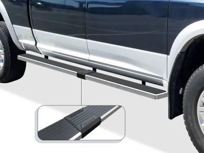 APS - APS IStep W2W 5" Running Boards Brushed for RAM 1500/HD Crew IB04WBJ8LA