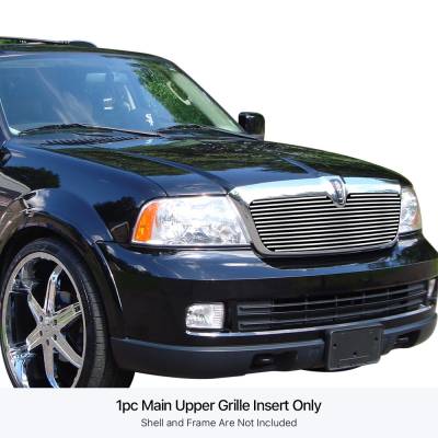 APS - APS Stainless Billet Grille Polish 03-06 Lincoln Navigator GR12HEJ17S