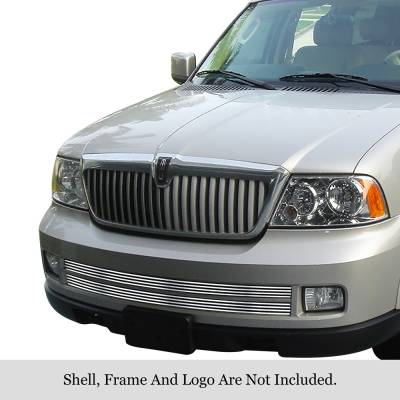APS - APS Stainless Billet Bumper Grille Polish 05-06 Lincoln Navigator GR12HEJ18S